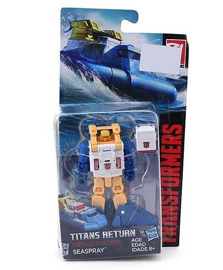 Transformers Generations Titans Return Seaspray Figure Yellow & Blue- 8 cm