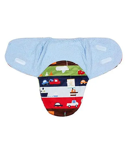 Ole Baby Mink Swaddle Blanket Cars & Boat Print - Multi Color