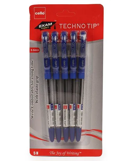 Cello Technotip Ball Pen - Pack of 5