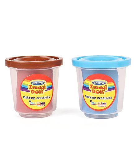 Imagician Playthings Clay Pack of 2 - 75 gm each (Color May Vary)