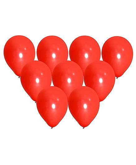 NHR Large Latex Balloons Red - Pack Of 100
