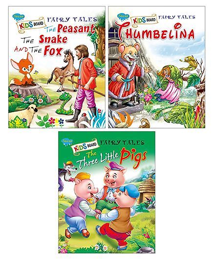 Sawan Board Fairy Tales Set of 3 Books - English