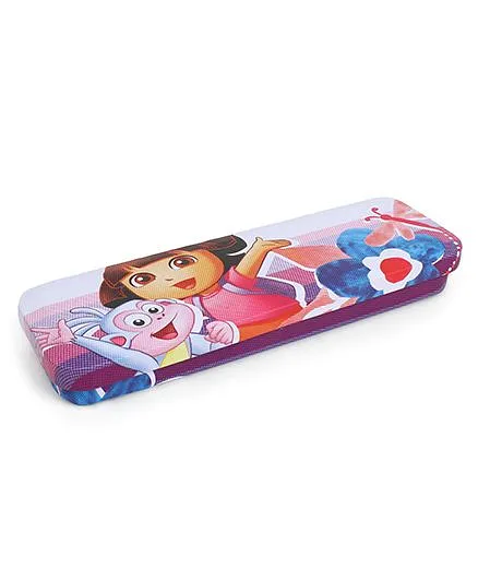 Dora Pencil Box With Tray - Purple