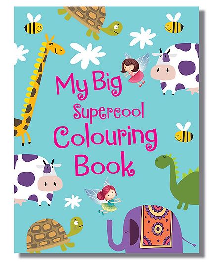 My Big Supercool Colouring Book - English