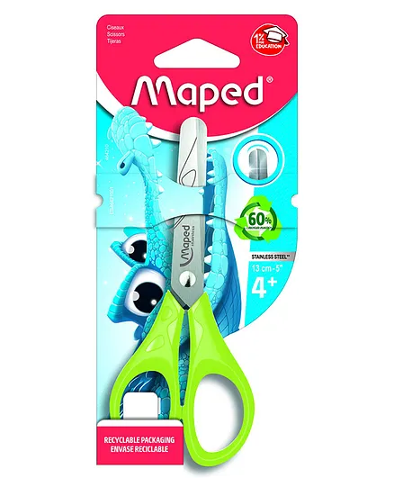 Maped Essentials Scissors Green - 13 cm