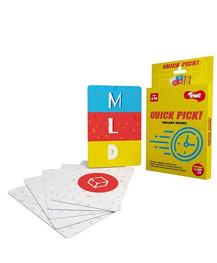 Toiing Quick Pick Educational Card Game - Multi Color