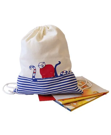 Shumee Treasure Trove Canvas Bag - Octopus (Cream)