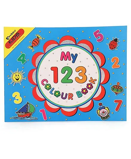 Archies Number Colouring Book - English