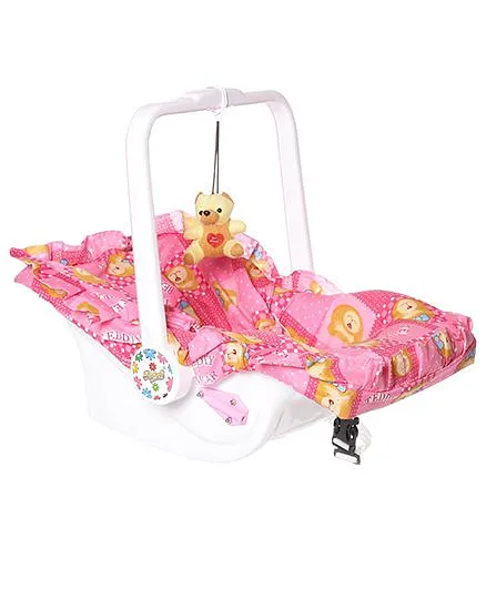 Dash Multipurpose 7 In 1 Baby Carry Cot With Mosquito Net - Pink