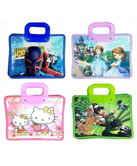 Zest 4 Toyz Tote Bag Multi Color - Pack of 12 (Assorted Color)