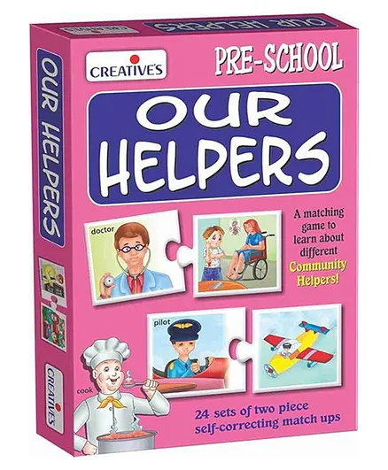 Creative – Our Helpers 24 Set Of 2 Piece Puzzles