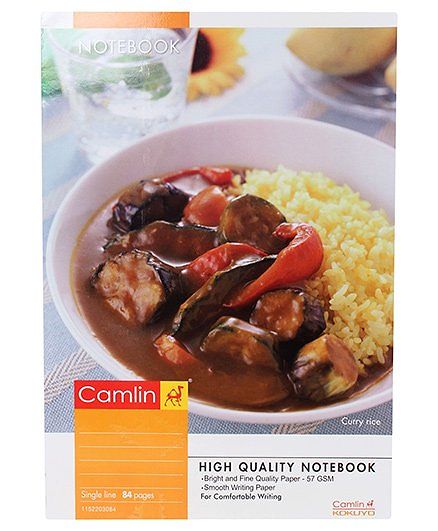 Camlin Single Line Notebook - 76 Pages