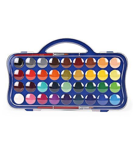 Doms Water Colour Tablets 36 Shades - Multicolour