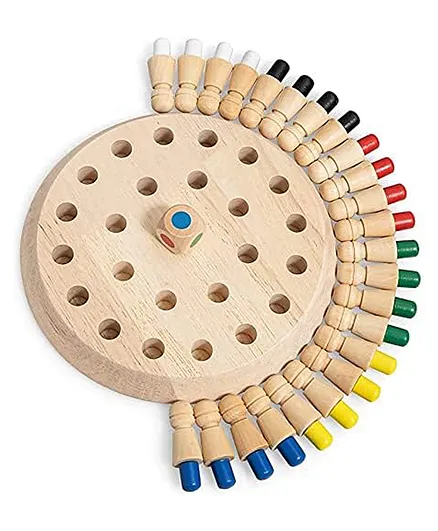 FUNVERSE Wooden Memory Match Stick Chess Game, BLOWEST Colorful Memory Chess, Funny Block Board Game, Early Educational Toy, Brain Training Games for Kids FUNVERSE Wooden Memory Match Stick Chess Game, BLOWEST Colorful Memory Chess, Funny Block Board Game, Early Educational Toy, Brain Training Games for Kids