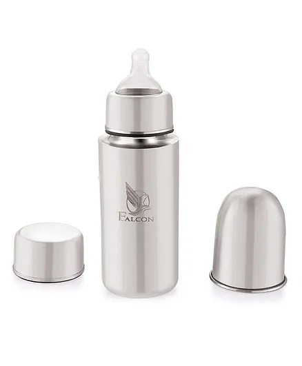 Falcon Baby Steel Bottle Silver - 300 ml