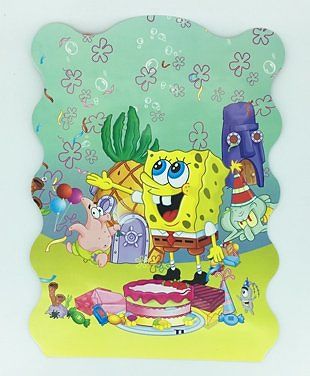 Funcart Spongy Bob Paper Pinata Khoi Bag - Green