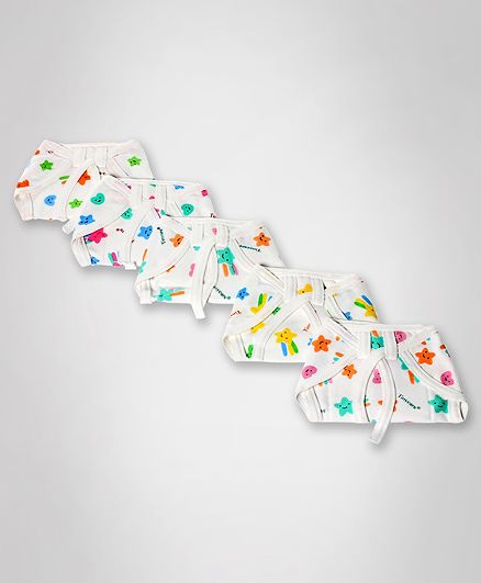 Tinycare Cloth Nappy Comfy Junior - Set Of 5