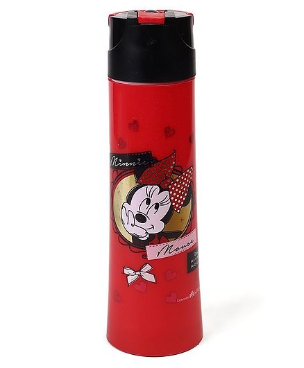 Disney Minnie Mouse Flip Open Insulated Sipper Bottle Red - 500 ml