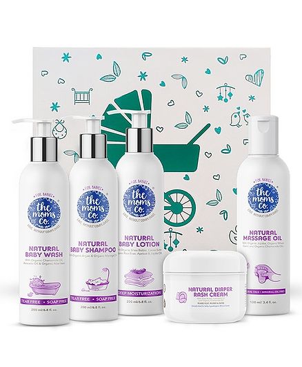 The Moms Co Ribbon Gift Box Care Kit - Pack of 5