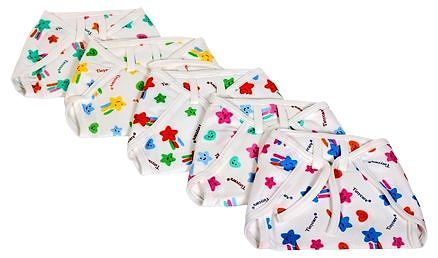 Tinycare Cloth Nappy Comfy Junior Large - Set Of 5