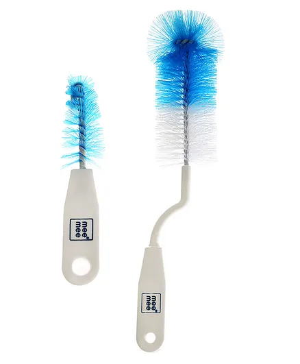 Mee Mee Bottle And Nipple Cleaning Brush - Blue