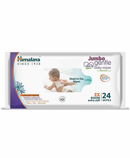 Himalaya Jumbo Gentle Baby Wipes - 24 Pieces