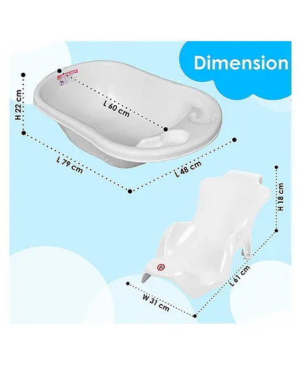 Sunbaby Bath Tub - White