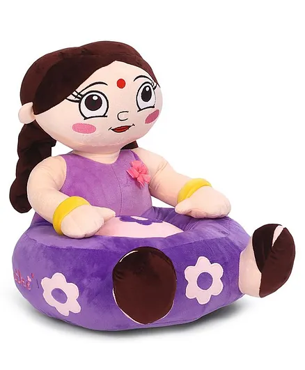 Chhota Bheem Chutki Shaped Sofa Seat - Purple