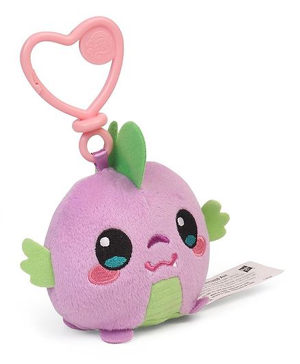 My Little Pony Spike Clip On Soft Toy Purple- Height 16.5 cm