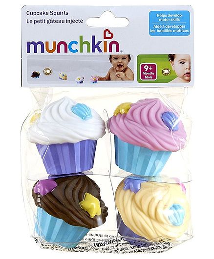 Munchkin Cupcake Squirts Pack of 4 - Multi Colour