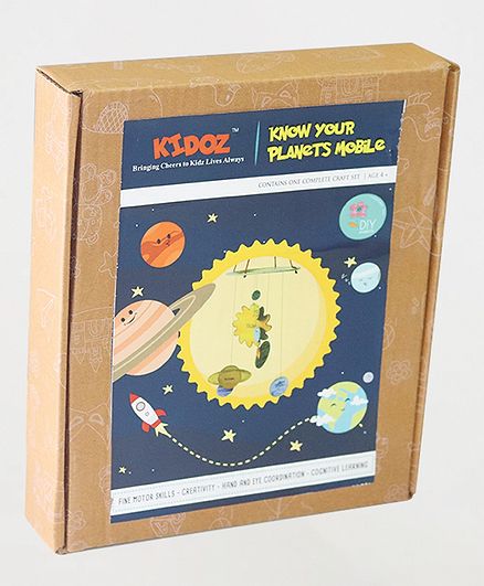 Kidoz Know Your Planets Craft Kit - Multicolour