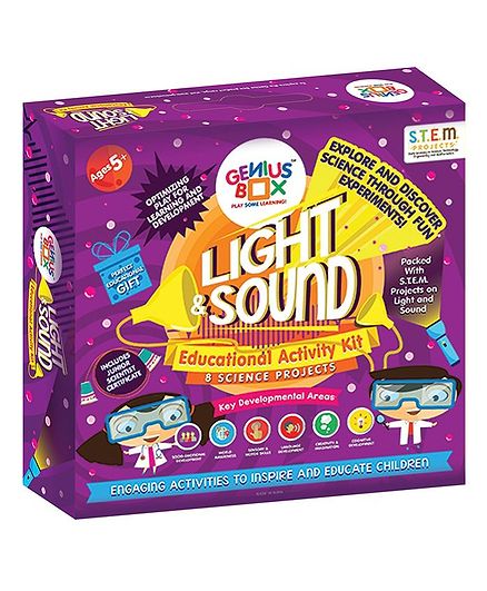 Genius Box Educational & Learning Light and Sound Activity Kit - Multi Color