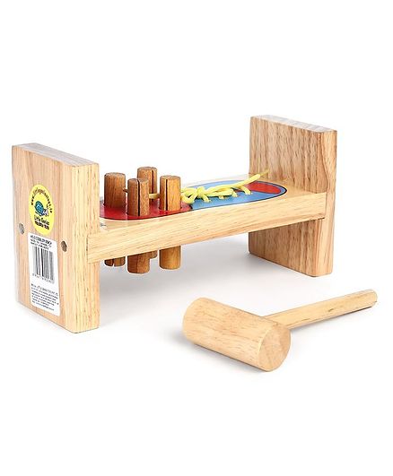 Little Genius Wooden Cobbler Bench - Beige