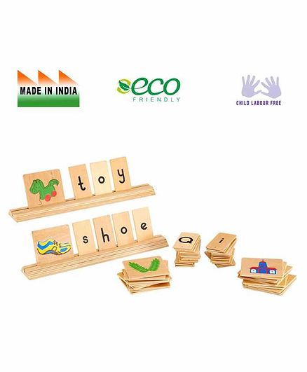 Eduedge Wooden Say And Spell Educational Toy - Multicolor