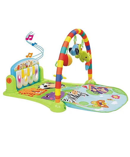 Playhood Musical Baby Gym With Piano - Multicolour