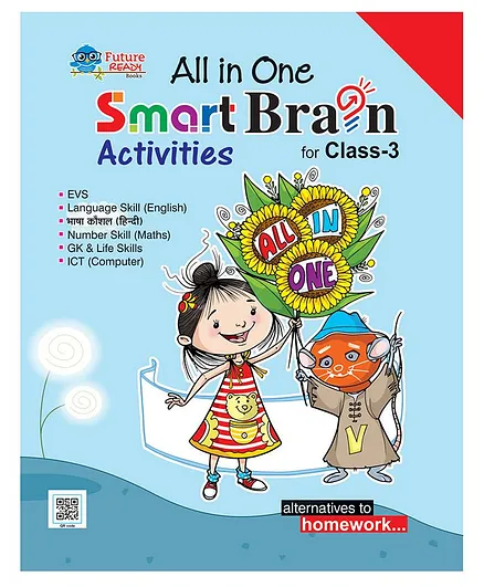 All In One Smart Brain Activities Book for Class 3 - English