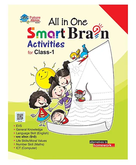 All In One Smart Brain Activities Book for Class 1 - English