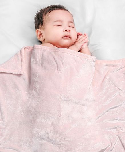 Babyhug Coral All Seasons Blanket - Peach