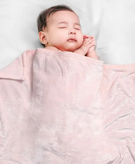 Babyhug Coral All Seasons Blanket - Peach
