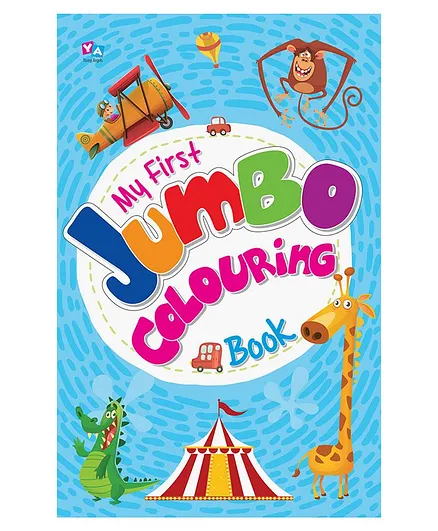 My First Jumbo Colouring Book - English