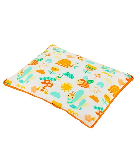 Kanyoga Mustard Seed Baby Head Shaping Pillow For Sleeping & Flat Head Syndrome Prevention Animal Print - Multicolour