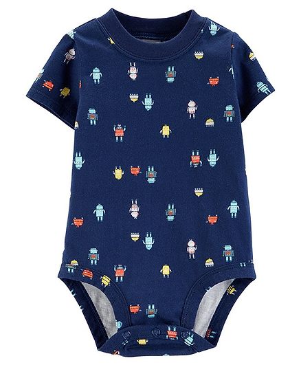 Carter's Robot Collectible Bodysuit - Navy Blue