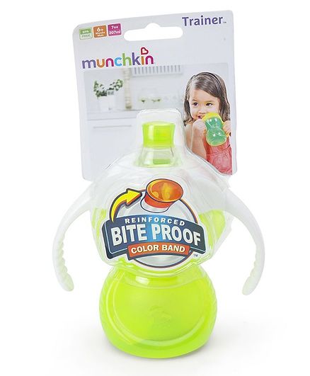 Munchkin Bite Proof Trainer Cup Green - 207 ml