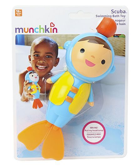 Munchkin Splash N Swim Scuba Swimming Bath Toy - Blue