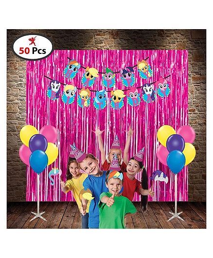 Party Propz My Little Pony Combo Multi Colour - No.of Pieces 50