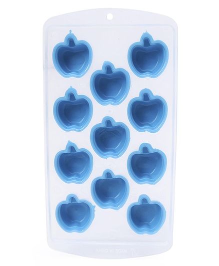 Apple Shaped Ice Cube Tray - Blue & White
