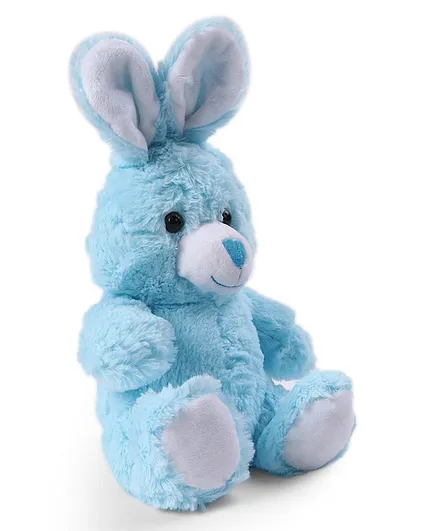 My Baby Excels Rabbit Plush Soft Toy Blue & Green - Height 25 cm