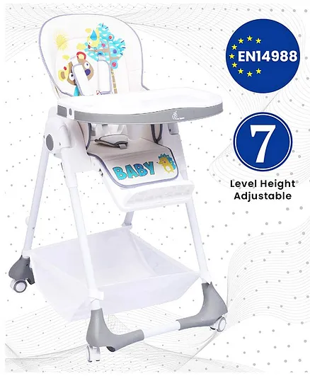 R for Rabbit Marshmallow Smart High Chair - Grey