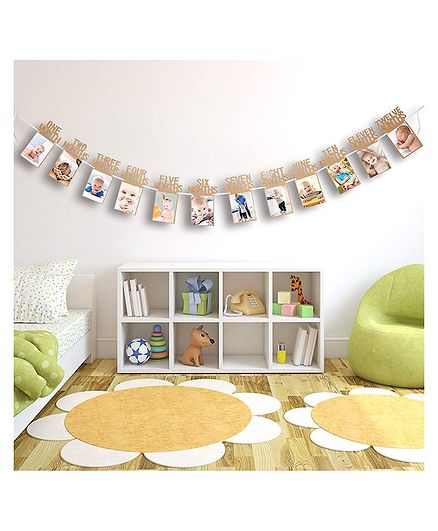 Skylofts Baby Photo Banner - Beige