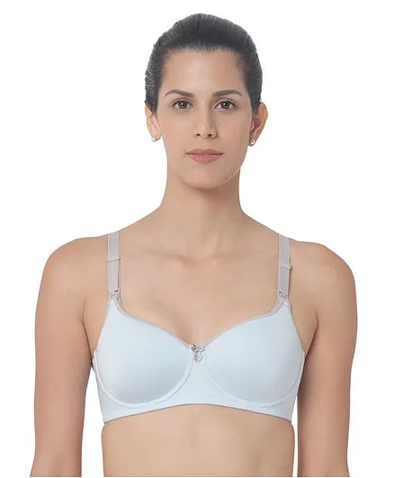 Triumph Padded Non Wired Nursing Bra - White